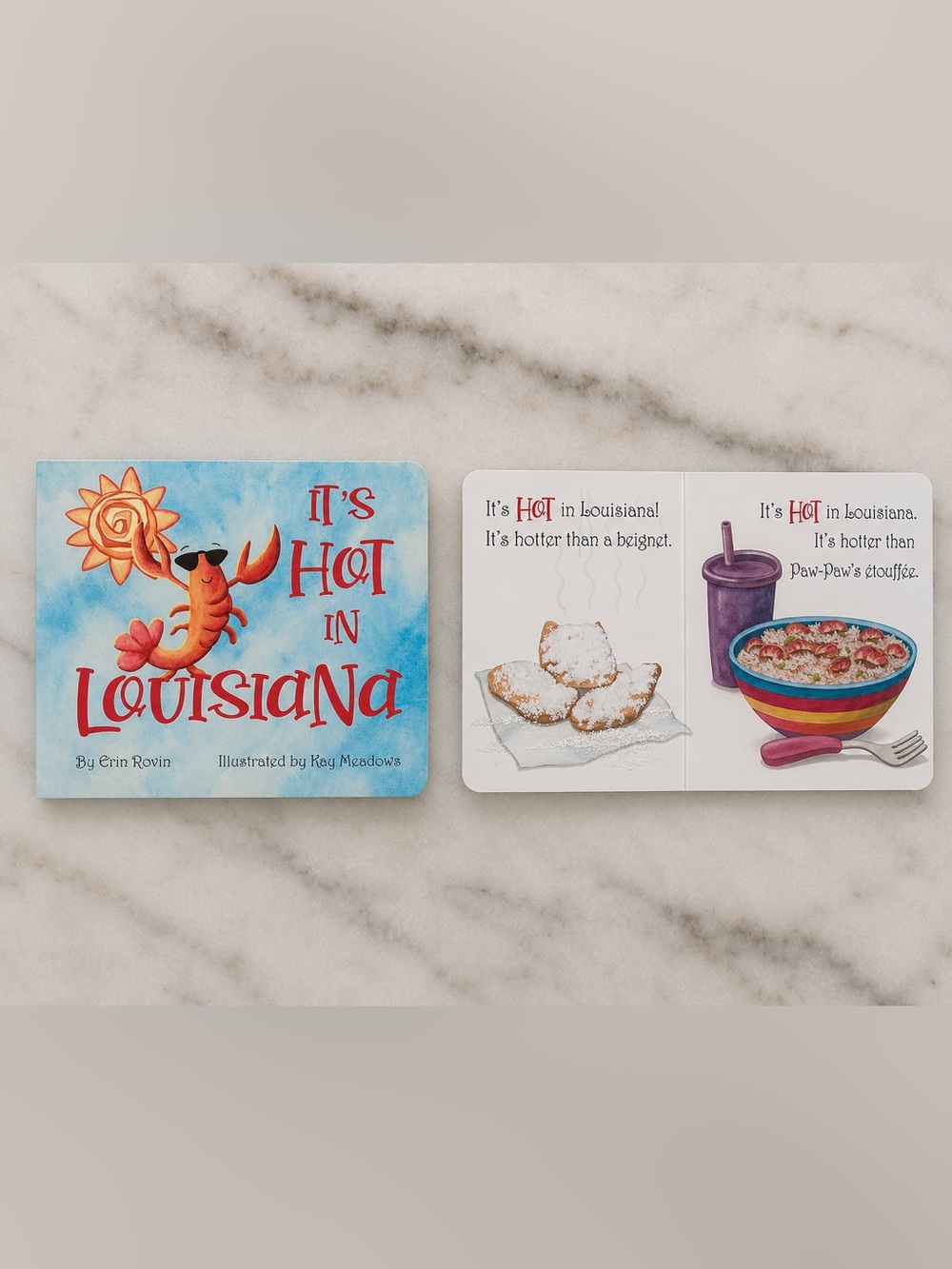 It's Hot in Louisiana Board Book - children’s book